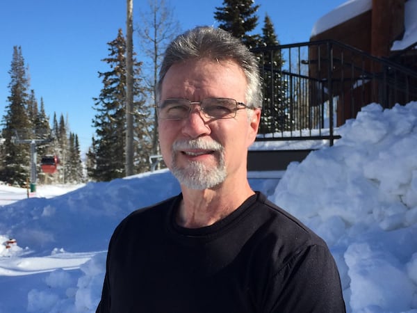 Ted Souris believes the government has no business mandating insurance. But Obamacare enabled him to retire early, and he spent a recent week in Utah, pictured here.