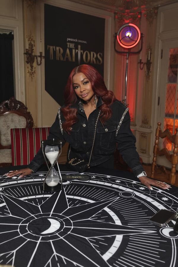 THE TRAITORS -- “The Traitors Experience” -- Pictured: Phaedra Parks on January 12, 2024 -- (Photo by: Todd Williamson/Peacock)