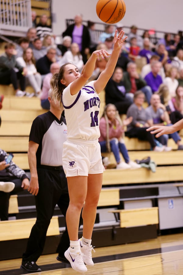 Emma Rose is a senior guard on the North Forsyth basketball team. (Lily McGregor Photography)