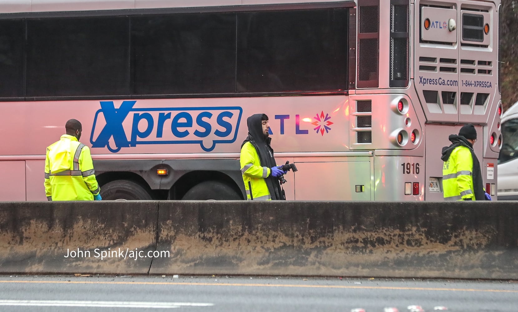 Downtown Connector crash Jan. 24, 2024