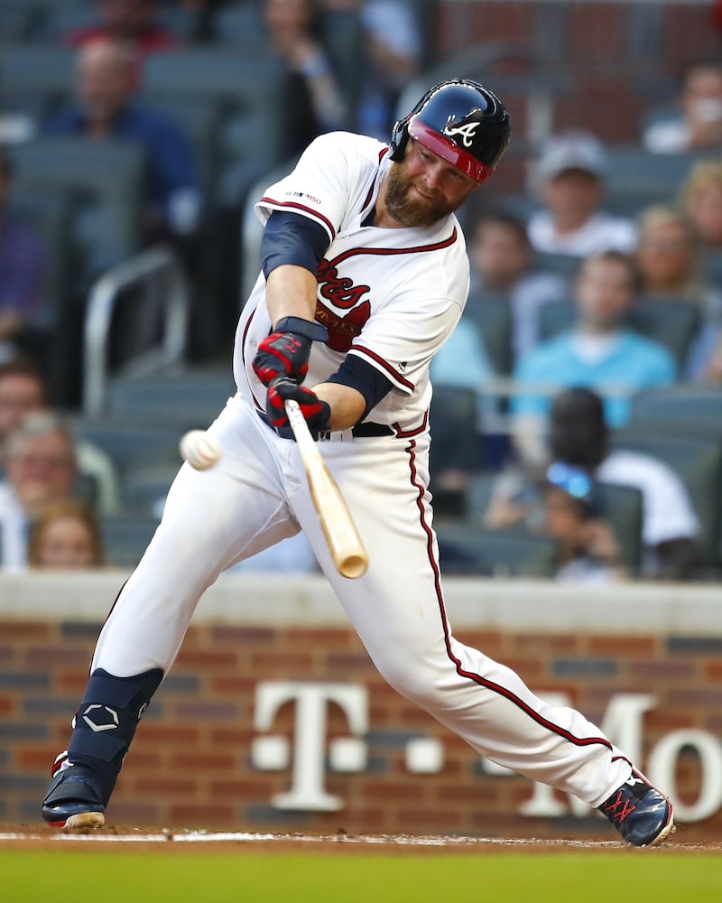 Photos: Austin Riley has two more hits in second Braves game