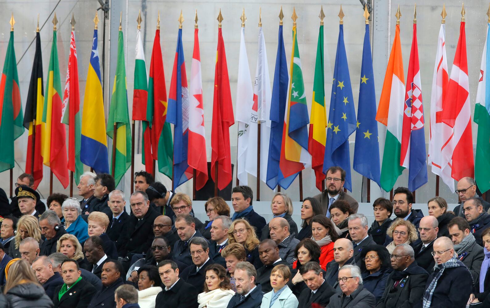 Photos: Trump, world leaders mark 100 years since World War I armistice