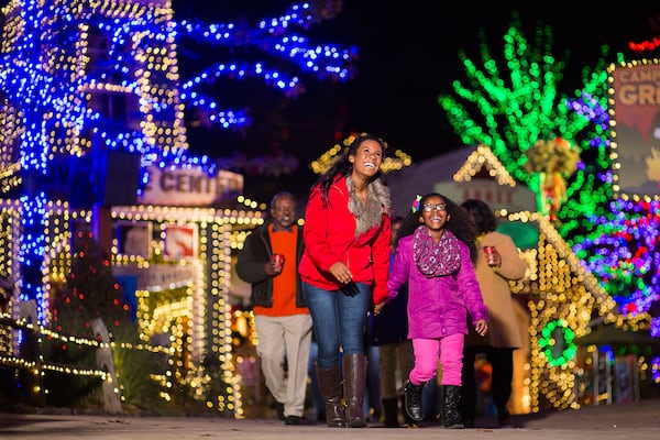 Stone Mountain’s Christmas festival features live shows, holiday character greetings, light displays, carolers and more.
Courtesy of Stone Mountain Park