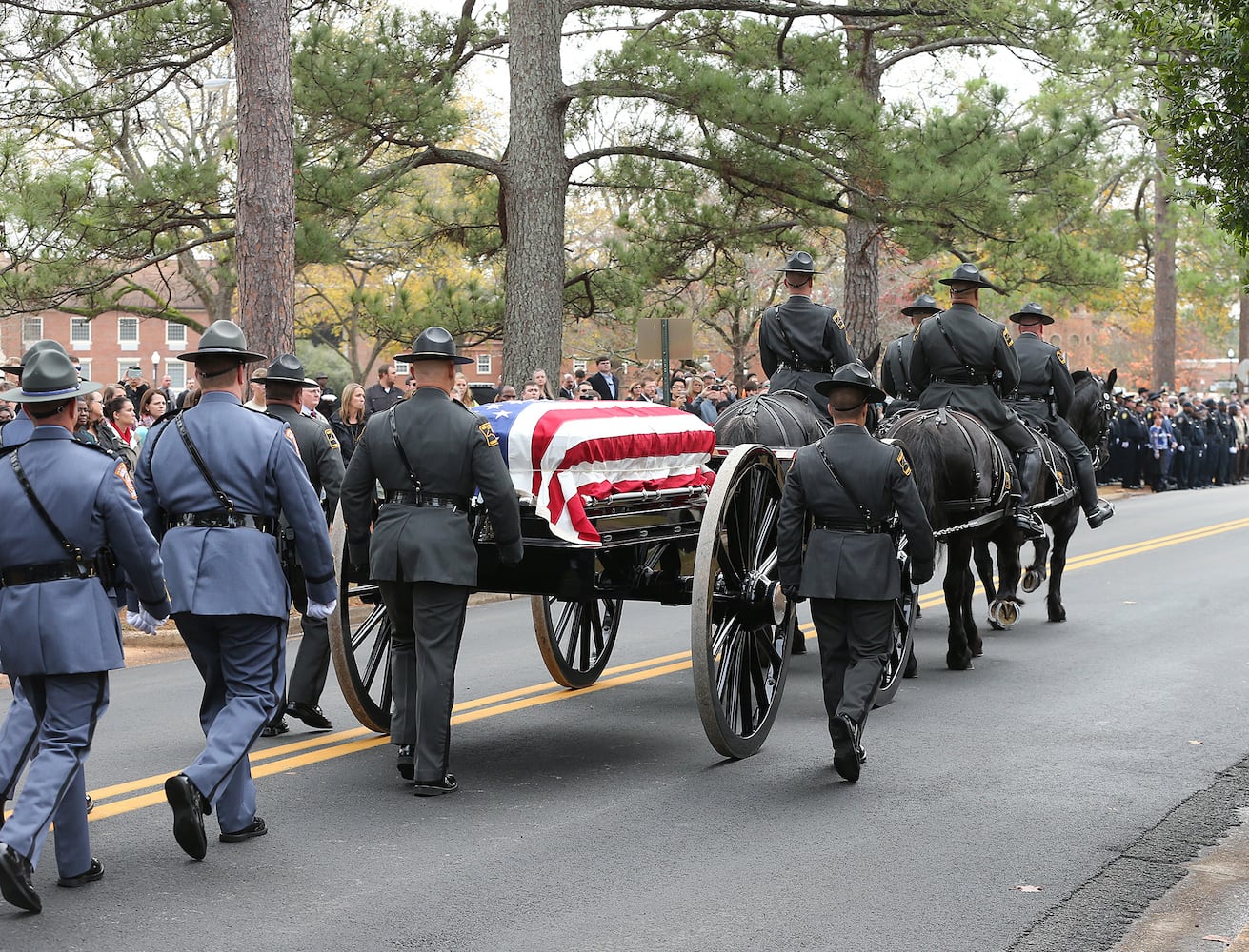 Funeral for campus police officer Jody Smith