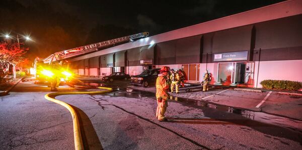 No one was injured in the fire at RA Cosmetics.

