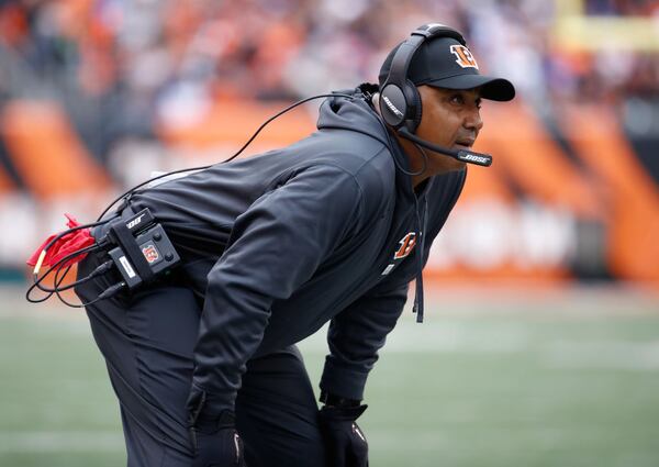 CINCINNATI, OH - OCTOBER 29:  Marvin Lewis the head coach of the Cincinnati Bengals watches the action in the game against the Indianapolis Colts  at Paul Brown Stadium on October 29, 2017 in Cincinnati, Ohio.  (Photo by Andy Lyons/Getty Images)