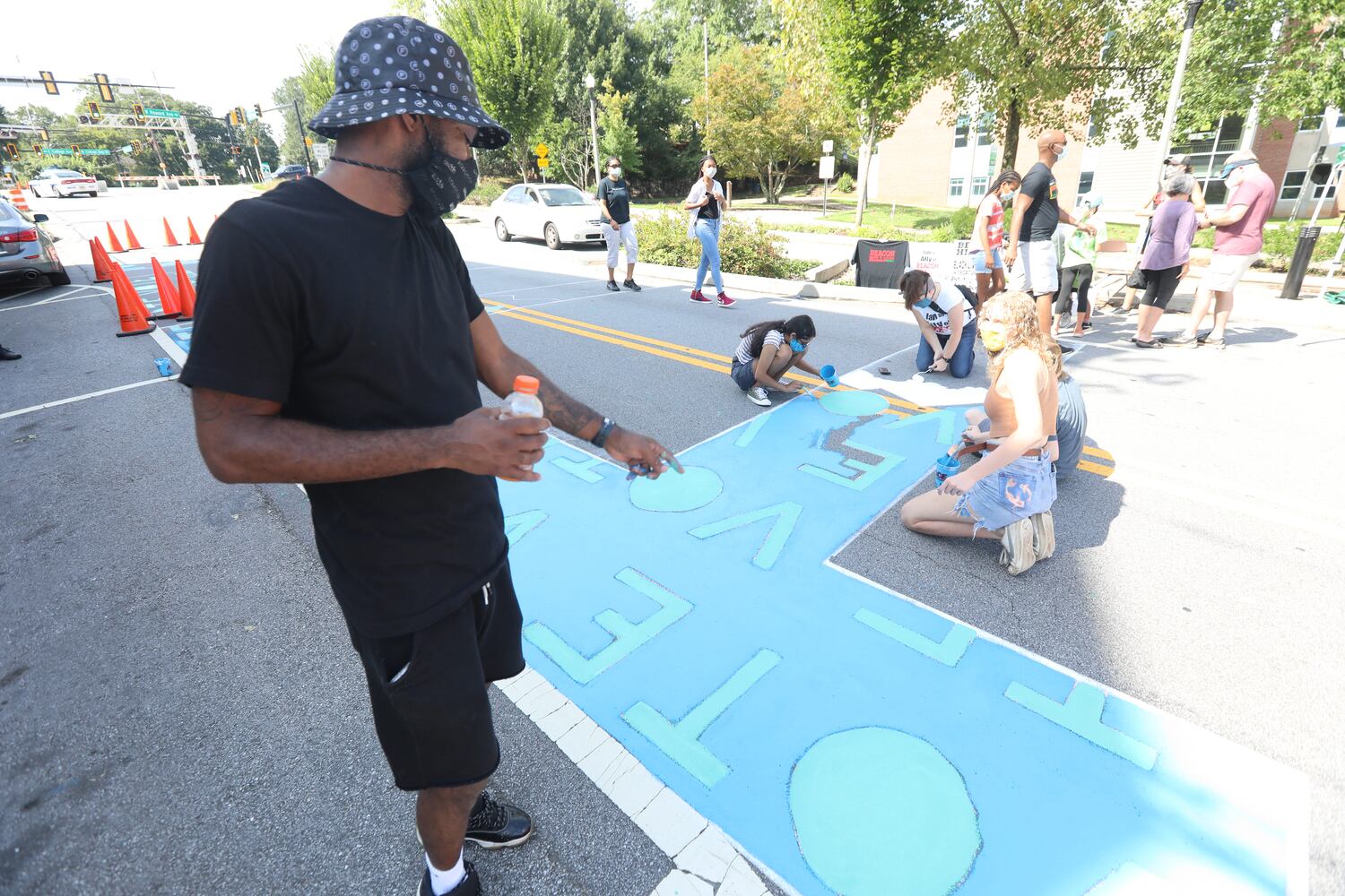 Decatur's 'Black Lives Matter' street mural