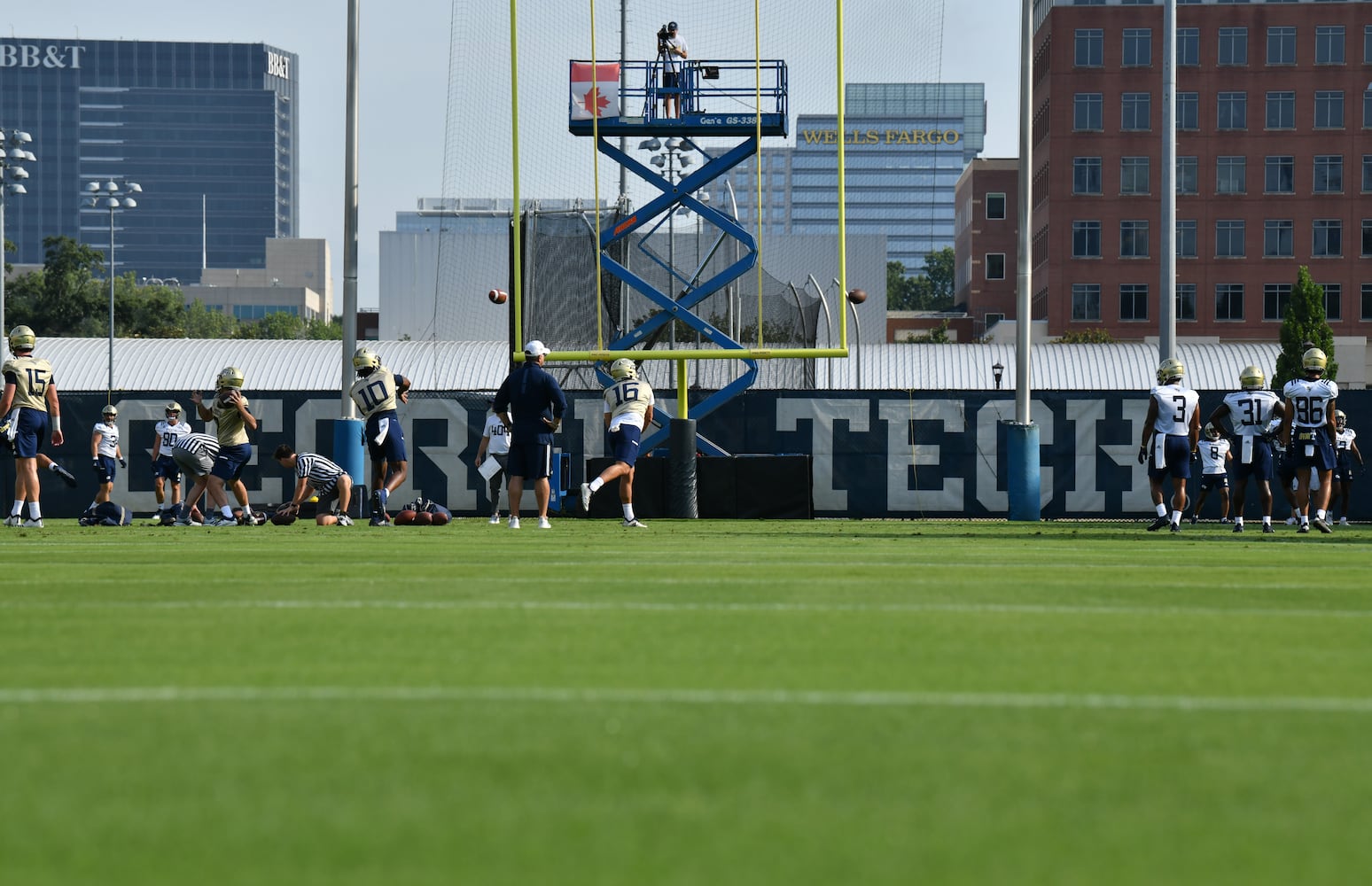 Georgia Tech football practice photo