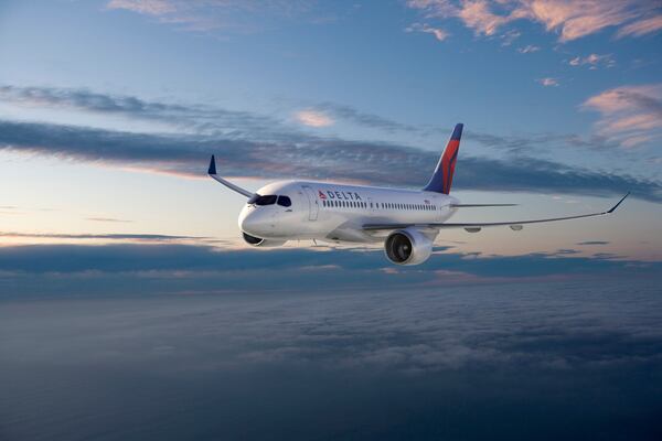 Source: Delta &amp; Bombardier aerial view of Lausanne and Lac Leman