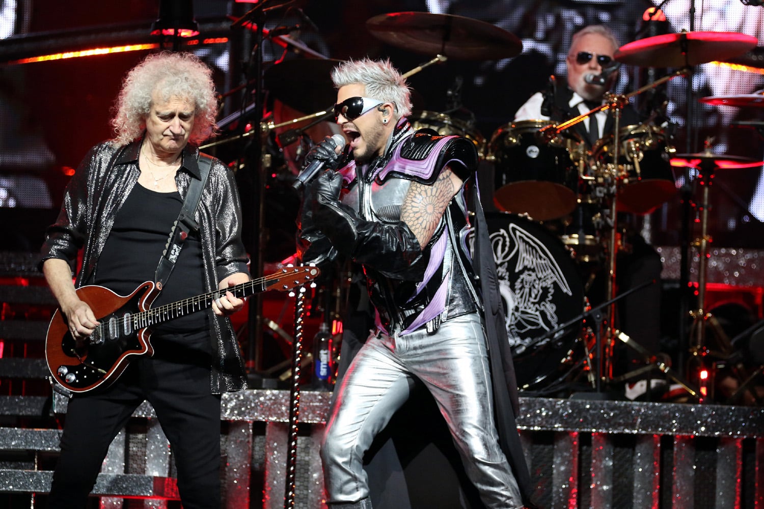 Queen + Adam Lambert rocked sold out State Farm Arena on Monday, October 23, 2023.
Robb Cohen for the Atlanta Journal-Constitution