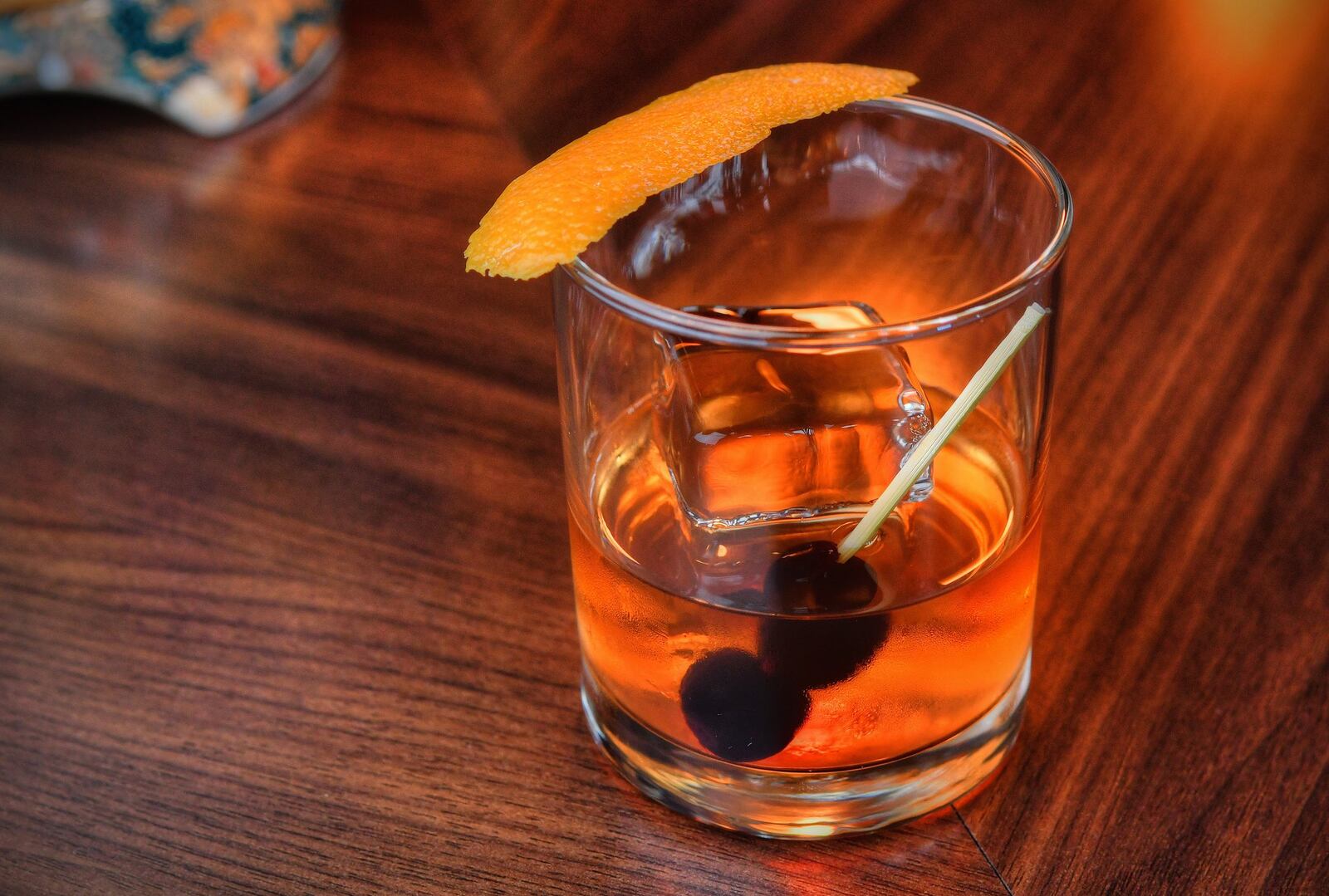 Ping's O.F., Small Batch Bourbon (Spiced), Muscovado, Bitters, Citrus Expression. CONTRIBUTED BY CHRIS HUNT PHOTOGRAPHY