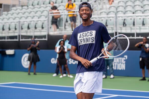 Chris Eubanks at last year's Atlanta Open.