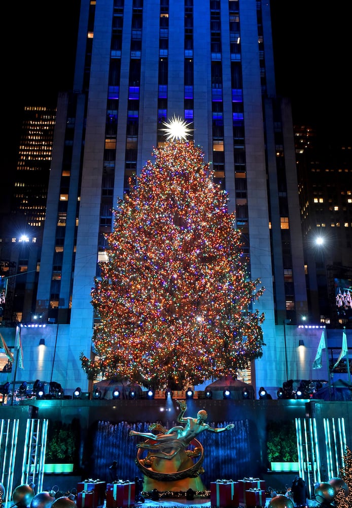 Photos: Rockefeller Center Christmas Tree Lighting 2018