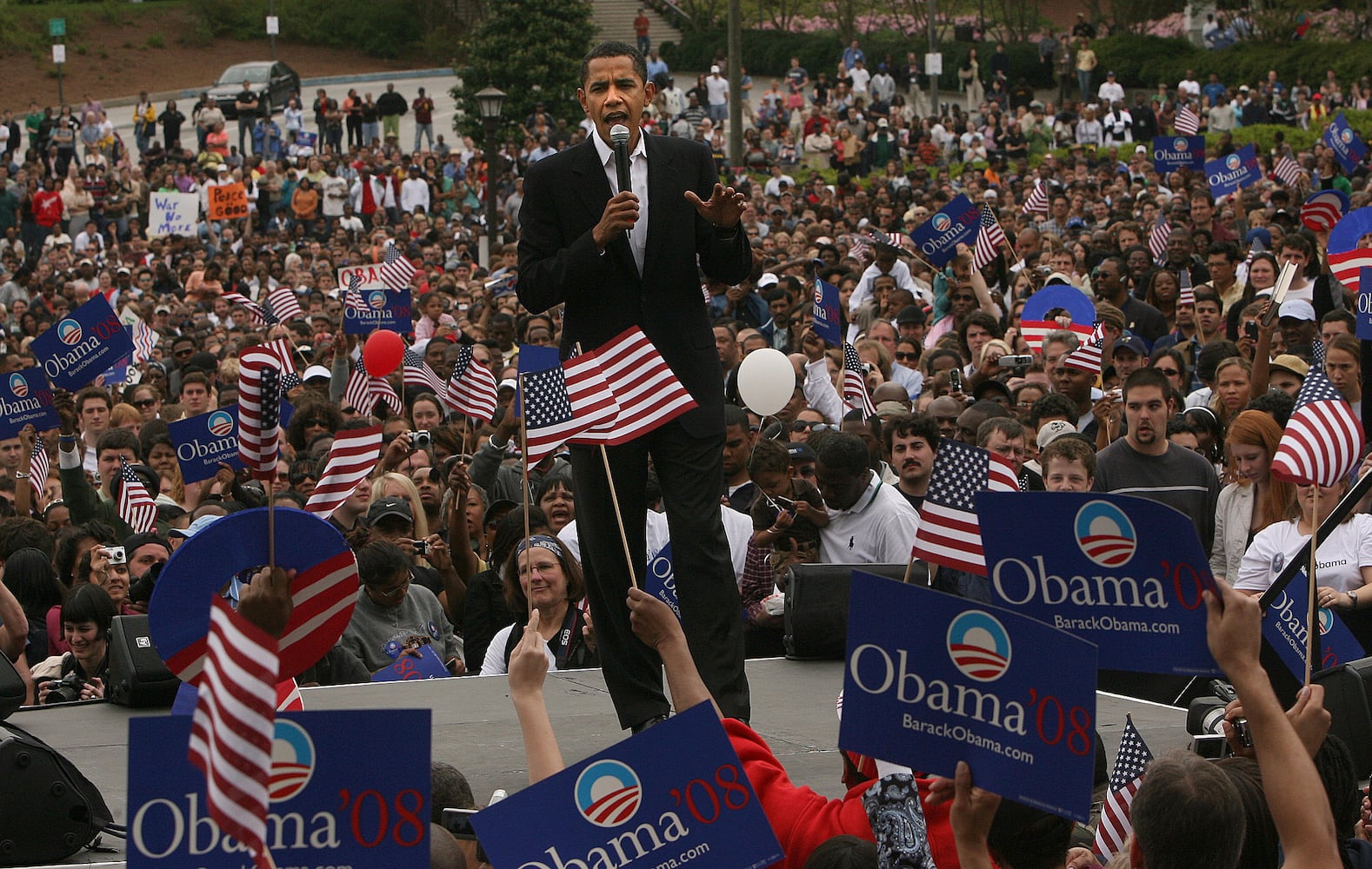 Obama's visits to Atlanta and Georgia