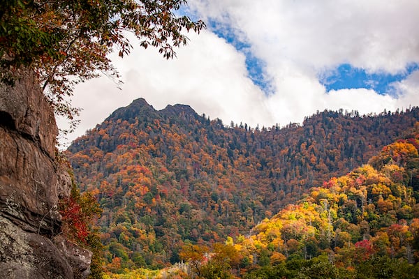 The Great Smoky Mountains ascend along the Tennessee-North Carolina border and boast a vast 187,000 acres of mist-enshrouded peaks so stunning you’ll understand why the national park here is the most visited in the country. (Courtesy of Visit Sevierville)