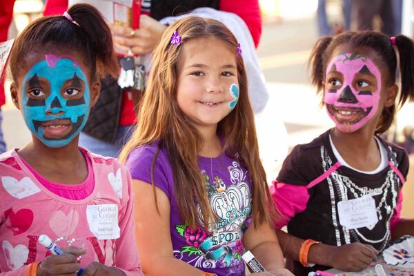 Children ages 10 and younger can frolic in the Kid Zone at Milledgeville’s Deep Roots Festival. CONTRIBUTED BY BAILEY DAVIDSON