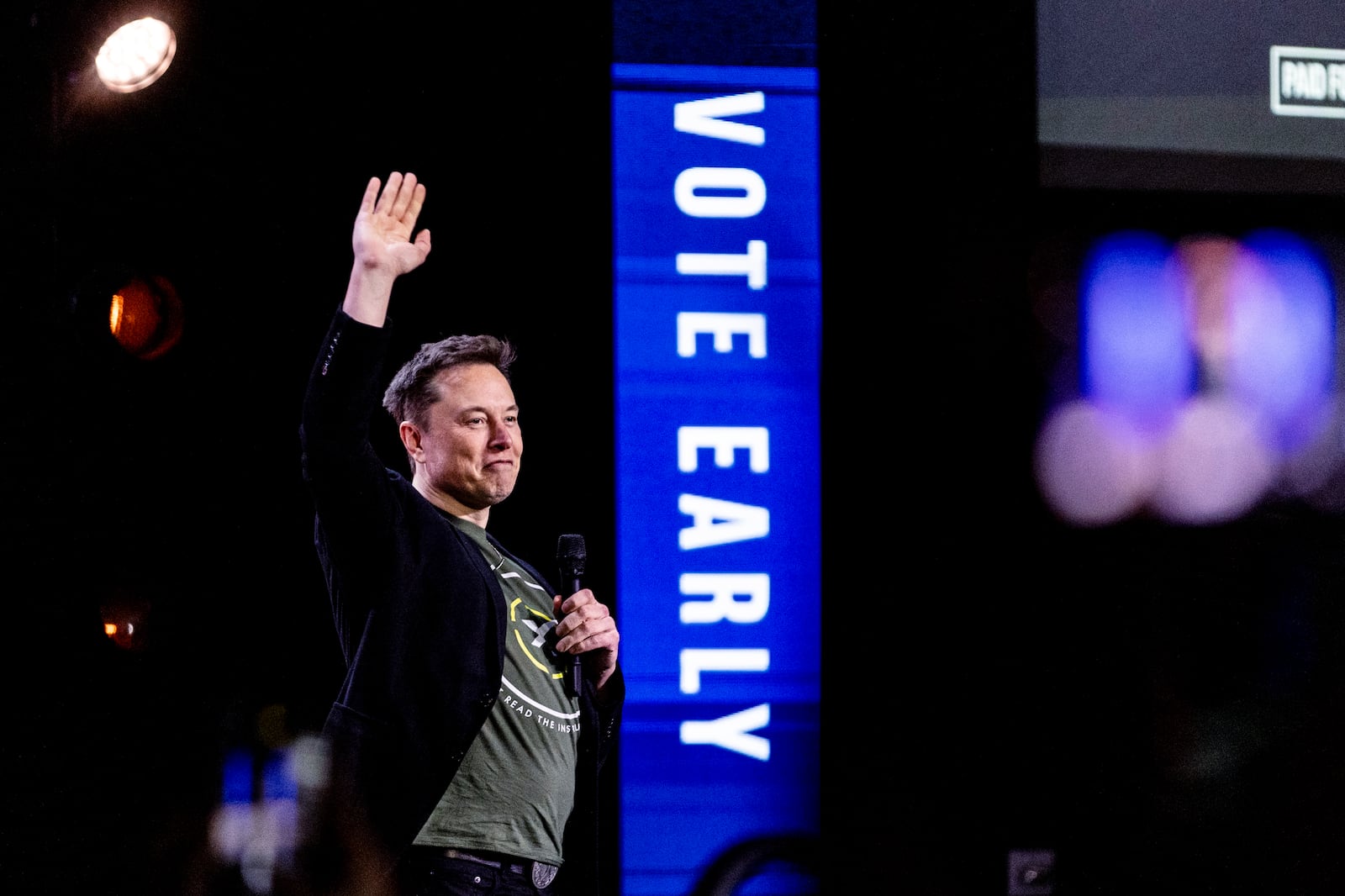 Elon Musk pledged to give away a million dollars a day to select voters.