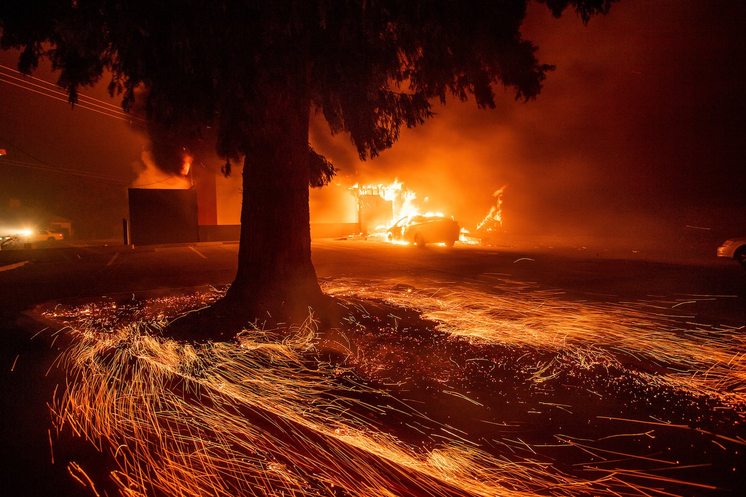 Photos: Deadly wildfires blaze through northern, southern California