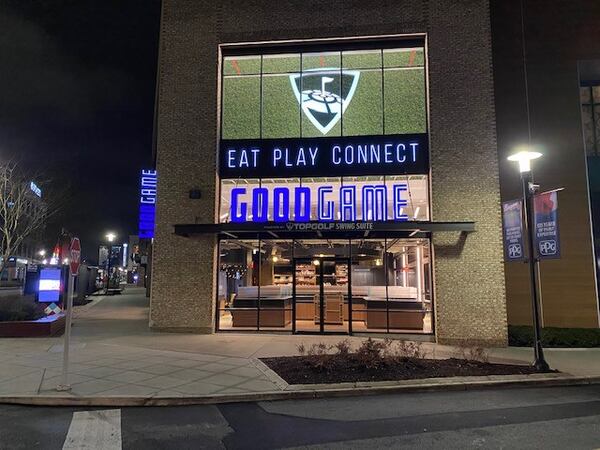 Good Game, a Topgolf Swing Suite experience, offers simulation bays that feature a variety of virtual games. Credit: Delaware North