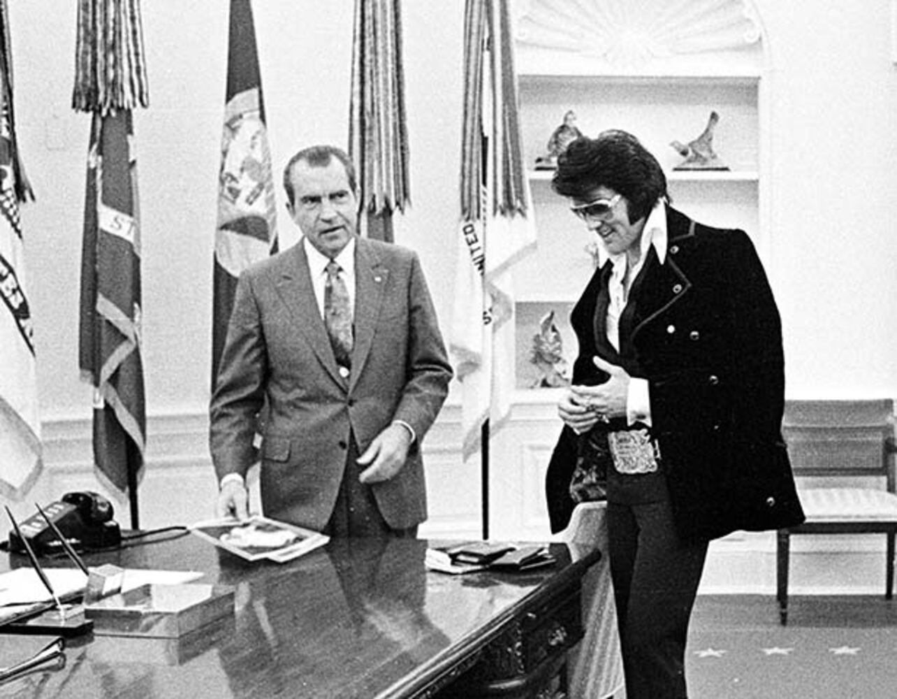 Elvis and Richard Nixon