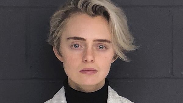 FILE - This Feb. 11, 2019, booking photo released by the Bristol County Sheriff's Office shows Michelle Carter, convicted of sending text messages urging boyfriend Conrad Roy III to kill himself.