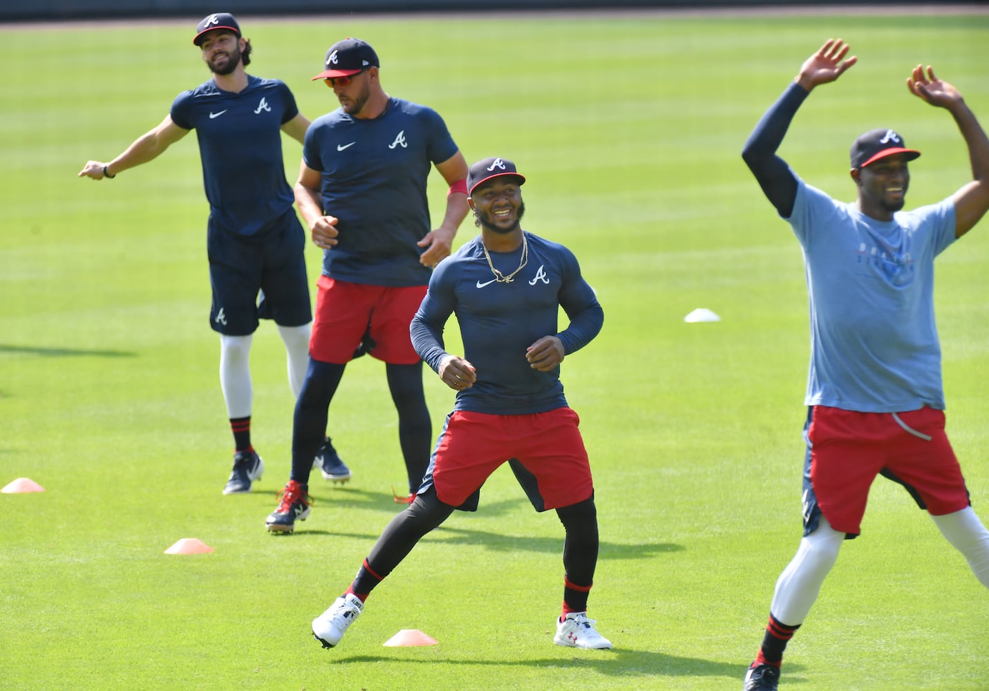 Photos: Braves continue workouts