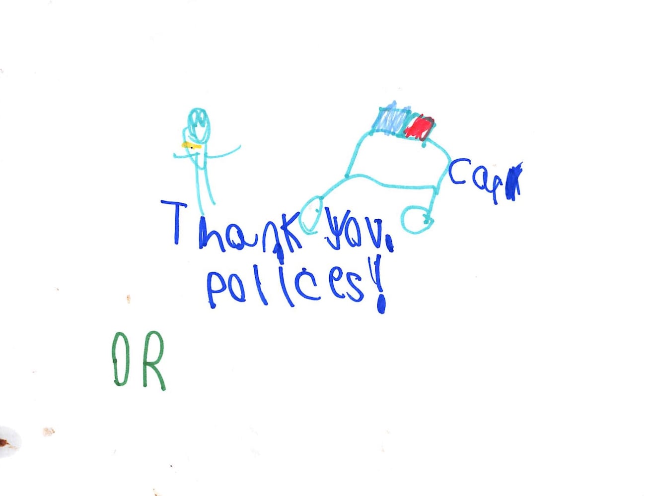 Art from the Heart: Kids thank front-line public safety workers