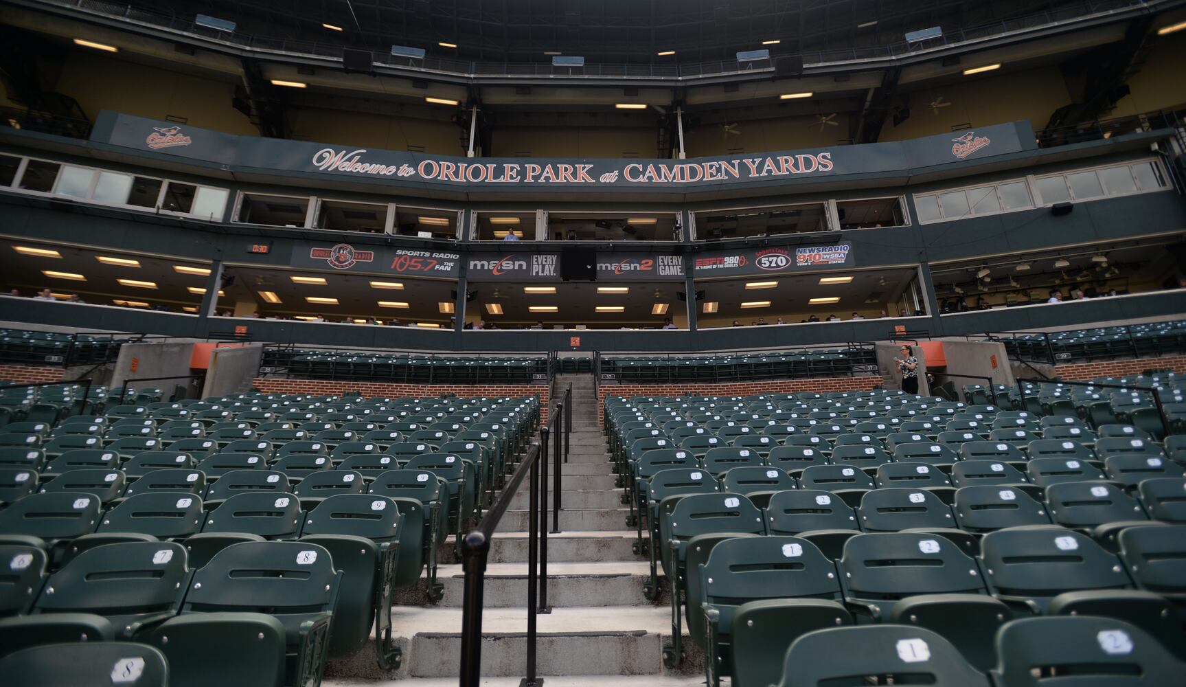 First game in major league history played behind closed doors