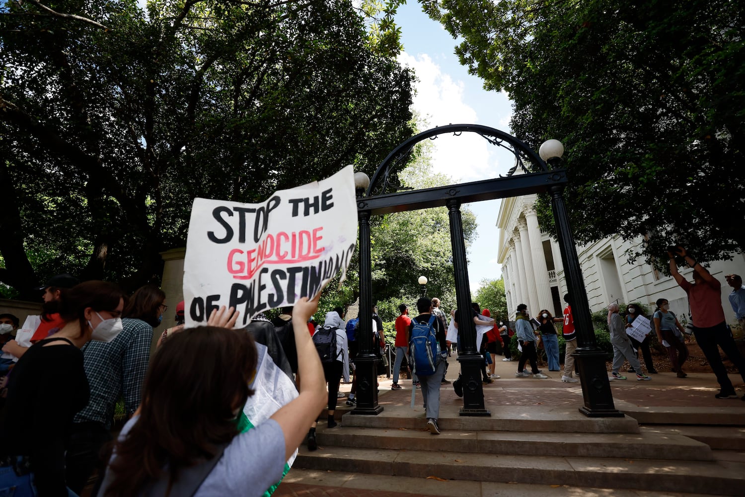 University of Georgia campus Pro-Gaza protest