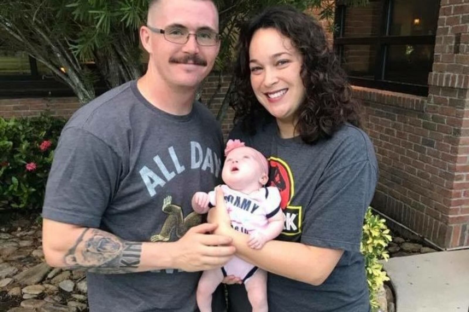 Kaitlin Hunt (right) was holding 3-month-old Riley on Sept. 9 when the two were hit by a vehicle in Woodstock. Both died. (Credit: Family photo)