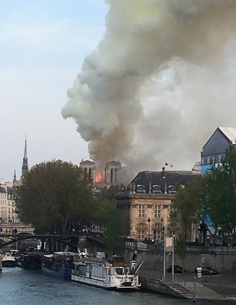 Photos: Paris’ Notre Dame Cathedral on fire