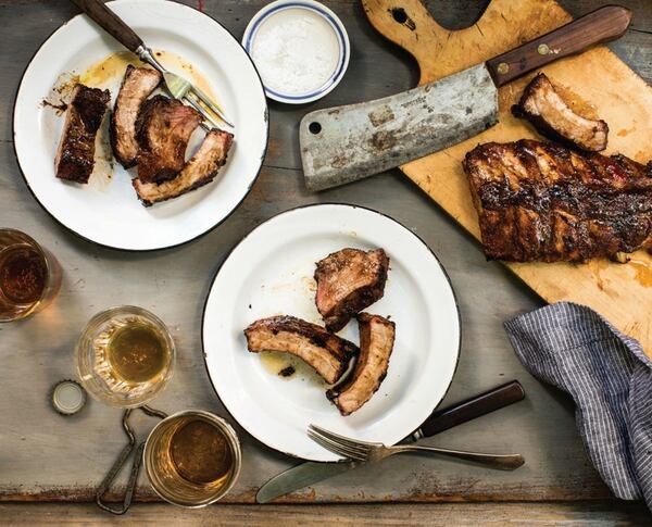 Root beer and an aromatic rub give these ribs a sweet/smoky lift.