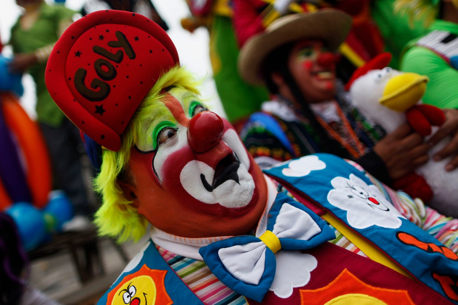 Clowns gather in Mexico City