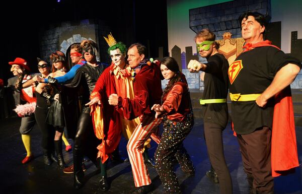 Jordan Pulliam's "Bat-Hamlet" was the answer to the question, "What if Shakespeare had conceived the melancholy Dane as a costumed crime fighter?" It premiered at the 2012 Essential Theatre Play Festival. Courtesy of Essential Theatre