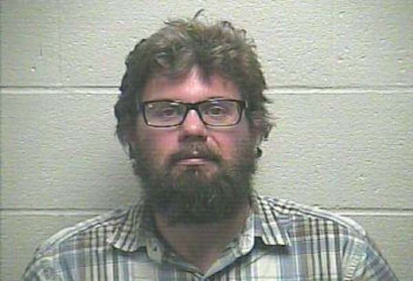 Adam Arthur Rosenthal, 39, was arrested Nov. 26, a day after sheriff’s deputies in Giles County, Tenn., found a man stabbed to death on a farm near the town of Pulaski, about 100 miles west of Chattanooga. (Giles County Sheriff's Office)