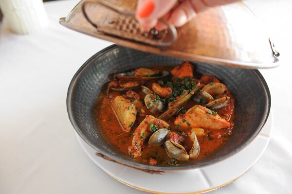 Cataplana seafood stew at Emidio's in Sandy Springs. (Beckysteinphotography.com)