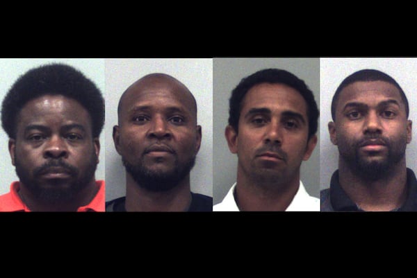 (From left to right) Villie Jones, Ronnie Jackson, Michael Henderson and Derren Evans are all former Gwinnett County teachers charged with sexual assault. All four cases involve students.