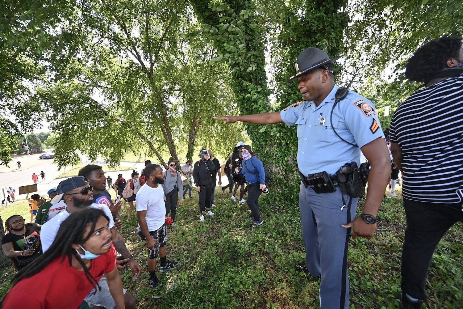 PHOTOS: Protesters gather in Atlanta over Friday’s police shooting