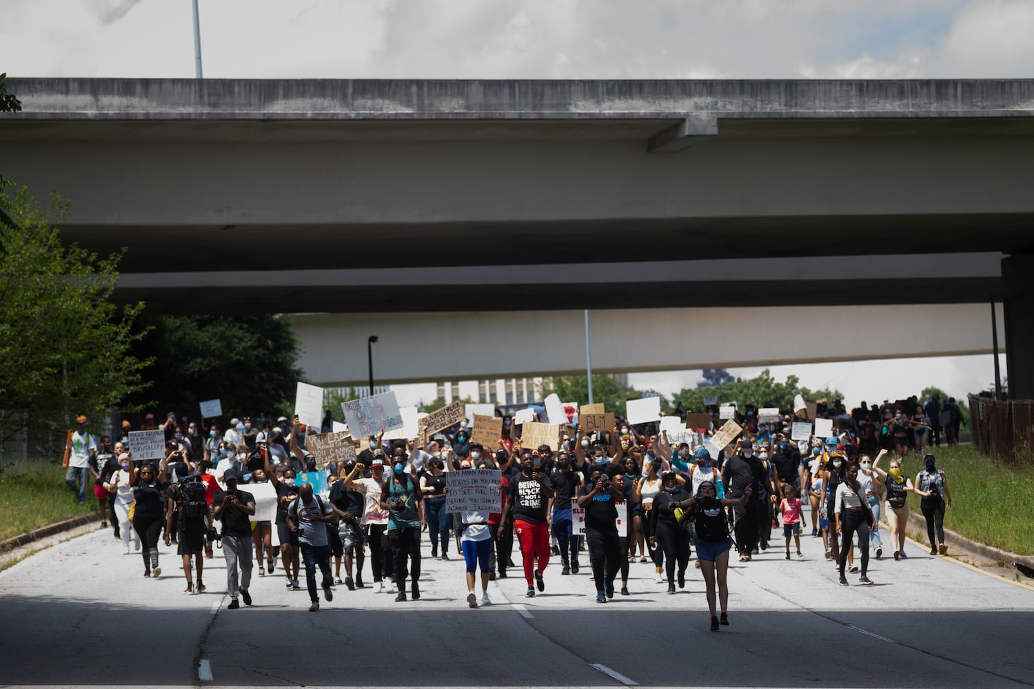 PHOTOS: Fourth day of protests in downtown Atlanta