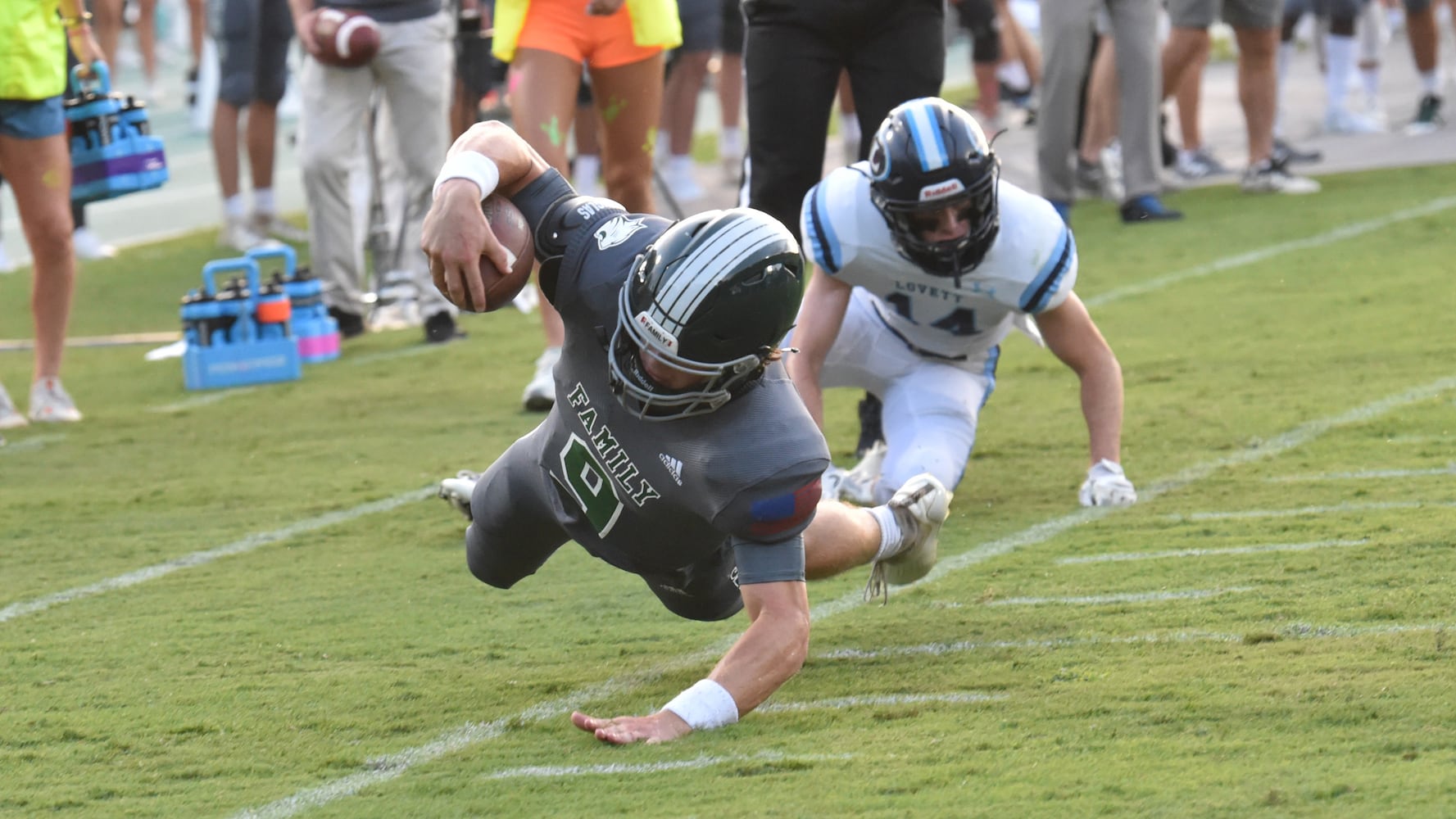 high school football: Lovett at Wesminster