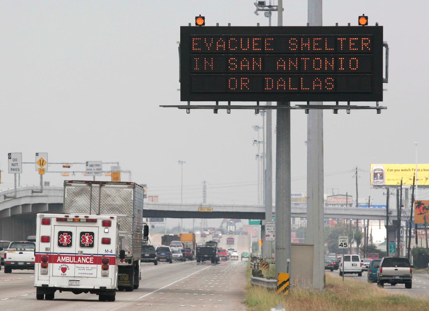 The signs of Hurricane Katrina