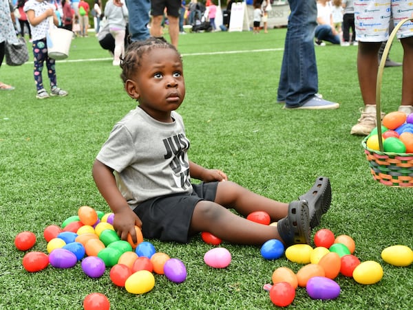 At the Marietta Community Egg Hunt, family fun arrives in the form of fun, food, games, music and an egg hunt with more than 50,000 eggs.
(Courtesy of Marietta Community Egg Hunt)