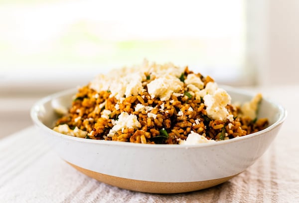 Quick Grain Salad with Sun-dried Tomato Vinaigrette. CONTRIBUTED BY HENRI HOLLIS