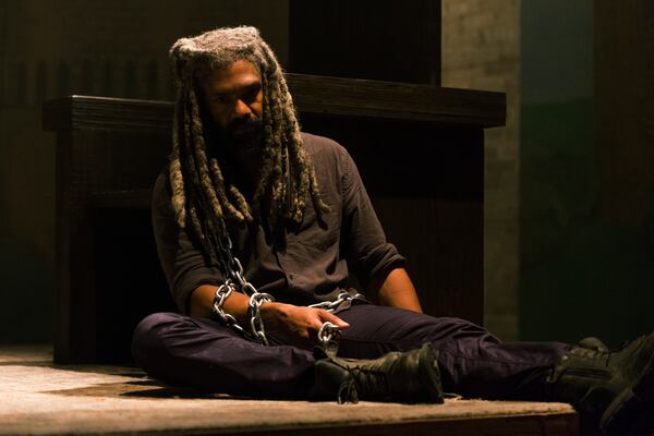  Khary Payton as Ezekiel - The Walking Dead _ Season 8, Episode 8 - Photo Credit: Gene Page/AMC