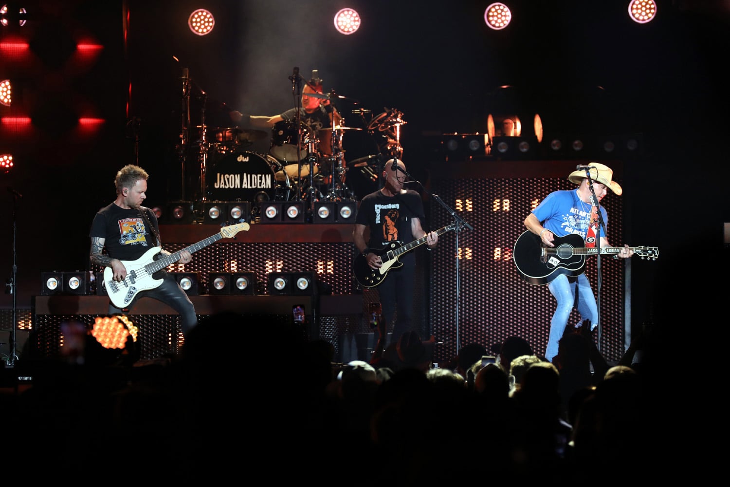 Macon native Jason Aldean rocked Atlanta's Lakewood Amphitheatre on Saturday, August 5, 2023, on his Highway Desperado Tour. Mitchell Tenpenny and Corey Kent were the openers. (Photo: Robb Cohen for The Atlanta Journal-Constitution)