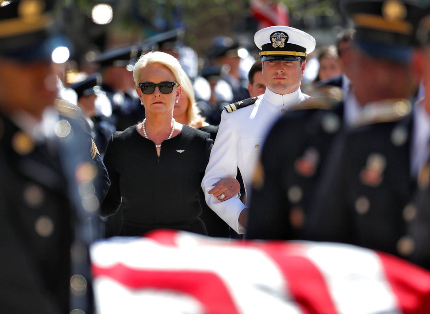 Photos: Sen. John McCain lies in state in Arizona Capitol