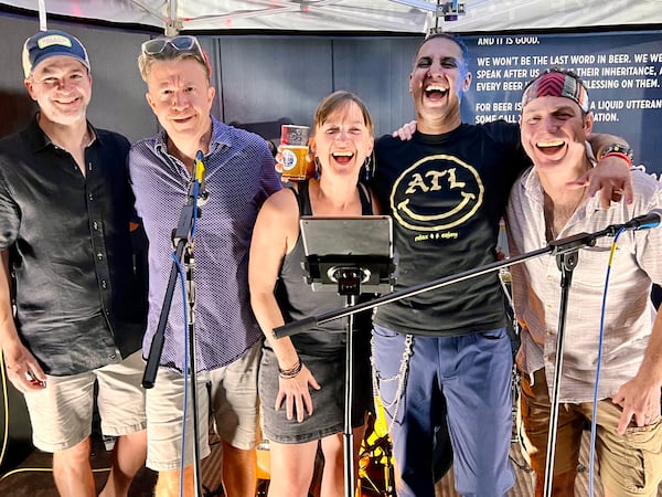 The band Wylde Centaur -- from left, Dave Breslin, Philip Covin Rebecca Yoder, Sahil Patel and David Hunter -- will play Oakhurst Porchfest 2024. Courtesy of Wylde Centaur. Courtesy of Wylde Centaur