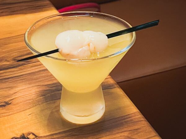 The lychee love cocktail at Mai Kitchen has impressively deep flavor, thanks to green tea-flavored vodka and lychee liqueur. Henri Hollis/henri.hollis@ajc.com