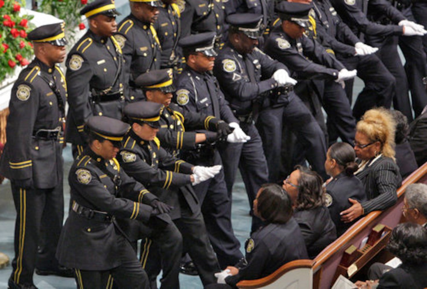 Funeral for Atlanta Police Officer Gail Thomas