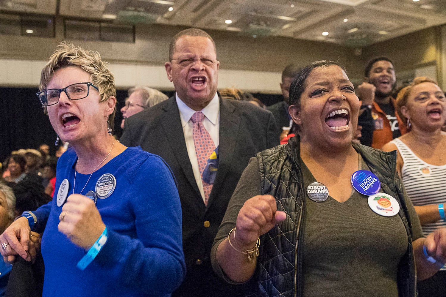 PHOTOS: A long election night in Georgia